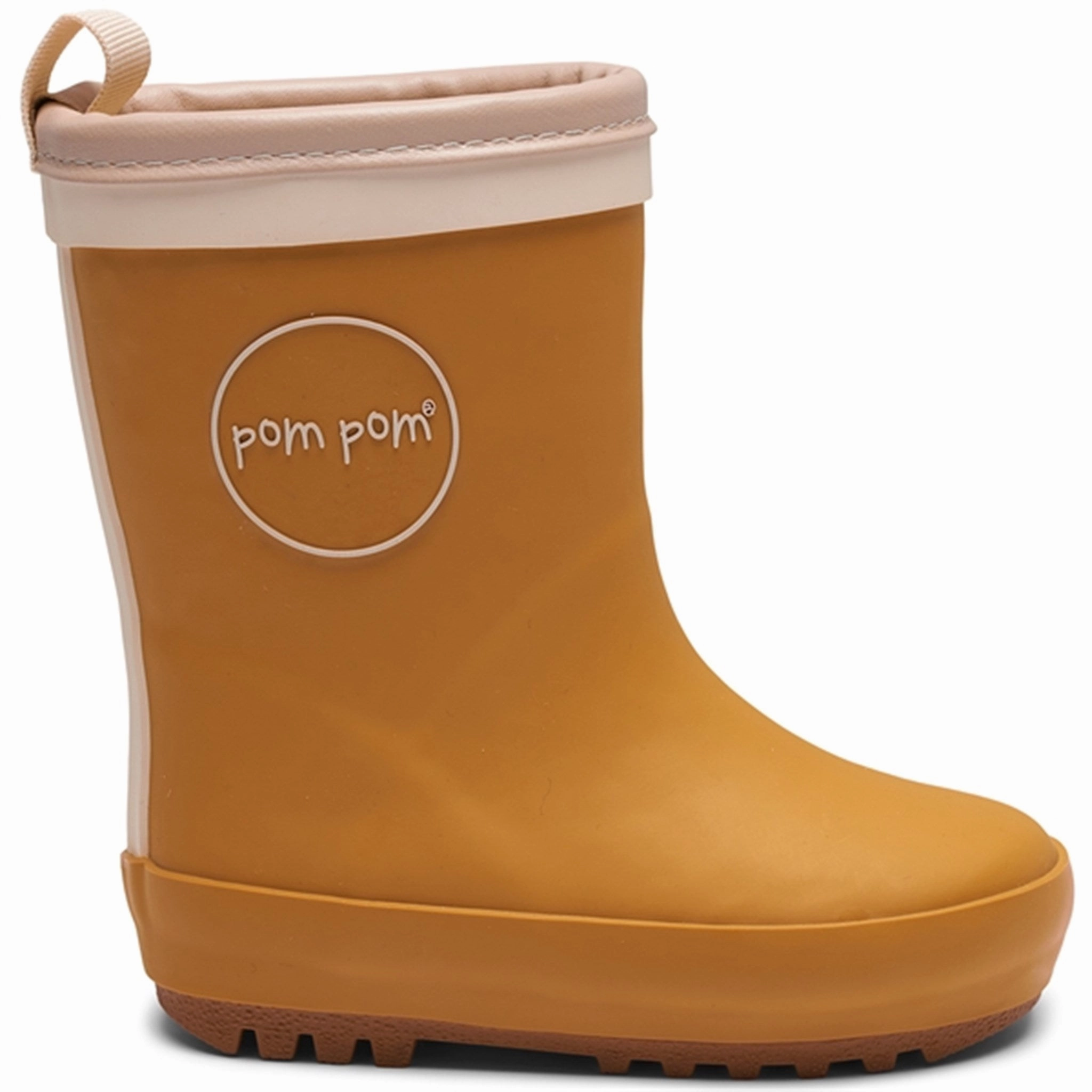 Pom Pom Thermo Rubber Boots Mustard Kids Thermo Boots discount price