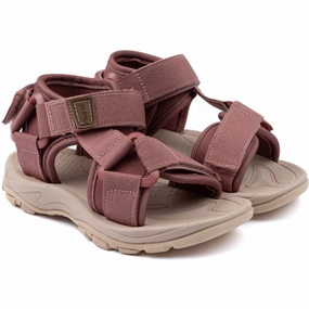 Pom Pom Withered Rose Trecking Sandal Velcro Kids Open Sandals cheap sale