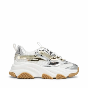 Possession-E Sneaker SILVER / GOLD CREAM Womens Sneakers cheap outlet