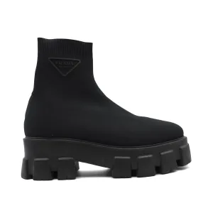Prada 'Monolith' Sock Boot - Women's 37 Buy Womens Boots at outlet price