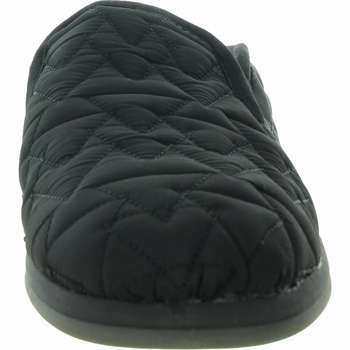 Preston Womens Faux Fur Lined Quilted Slide Slippers