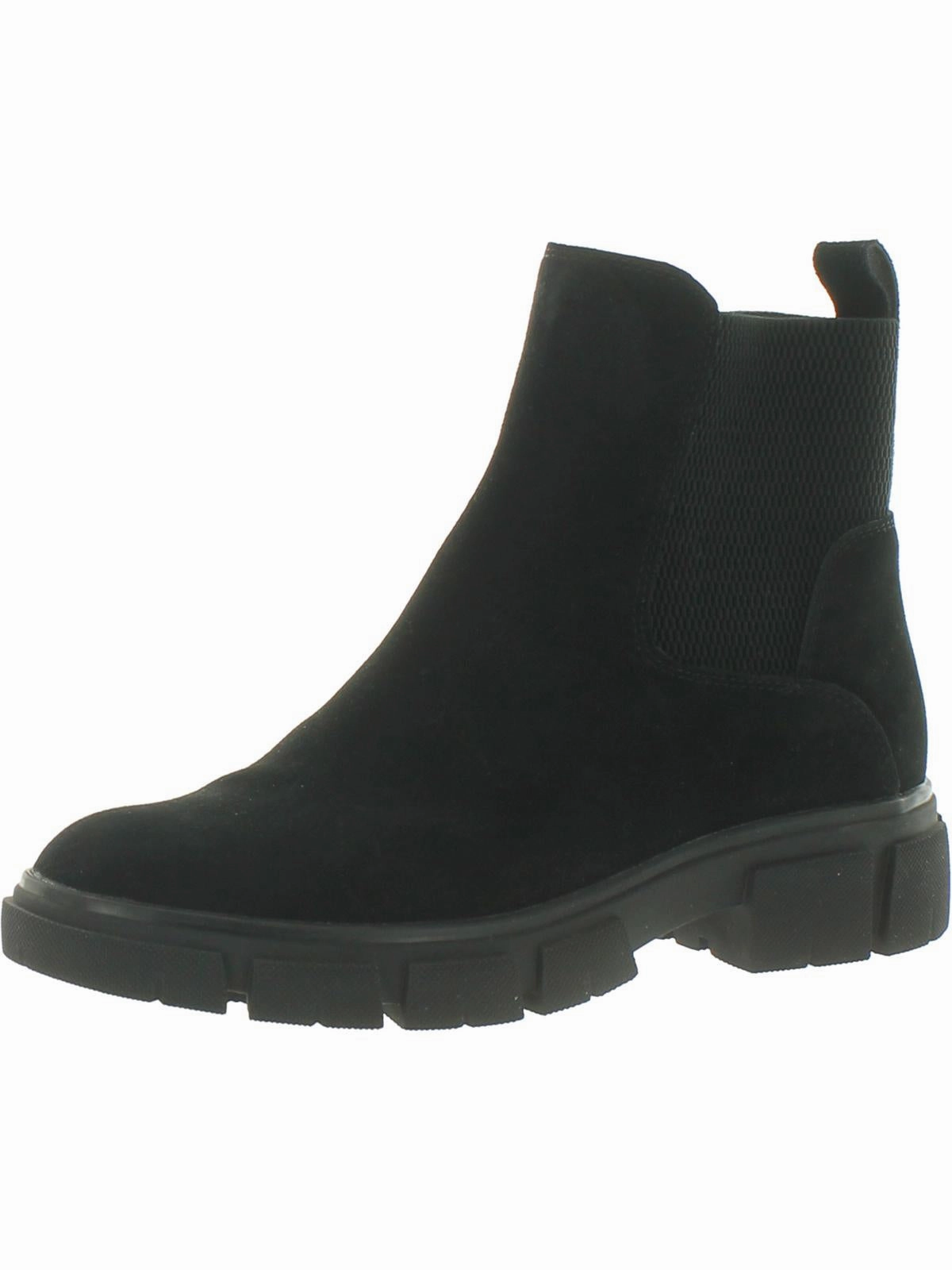 Priya Womens Suede Zip Up Chelsea Boots Womens Winter Boots promo deal