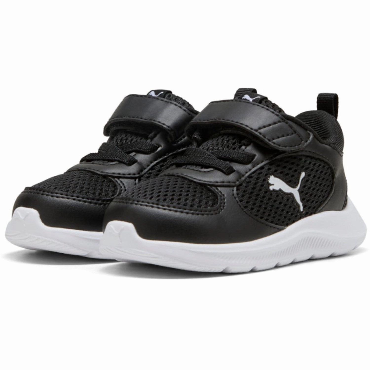Puma Black Fun Racer 2 AC  Inf Sneakers Kids Velcro Sneakers discount