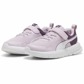 Puma Evolve Run Mesh Ac  Ps Sneakers Purple Kids Velcro Sneakers discount