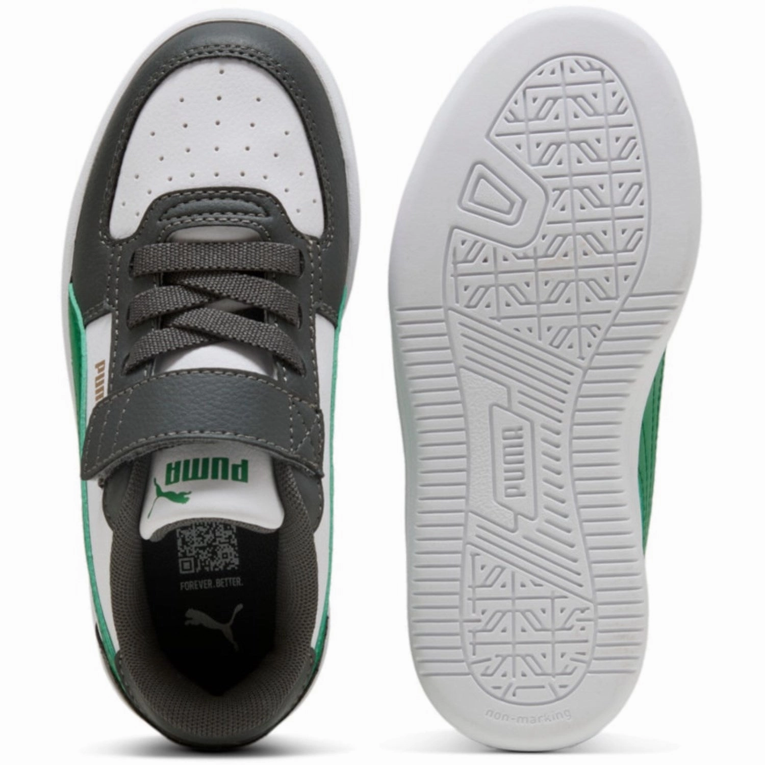 Puma Gray Caven 2.0 AC  PS Sneakers