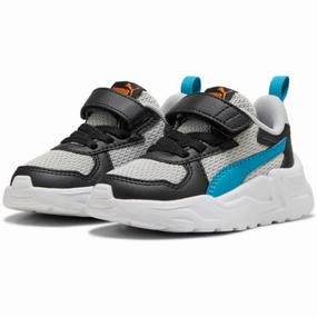Puma Gray Trinity Lite AC  Inf Sneakers Kids Velcro Sneakers discount