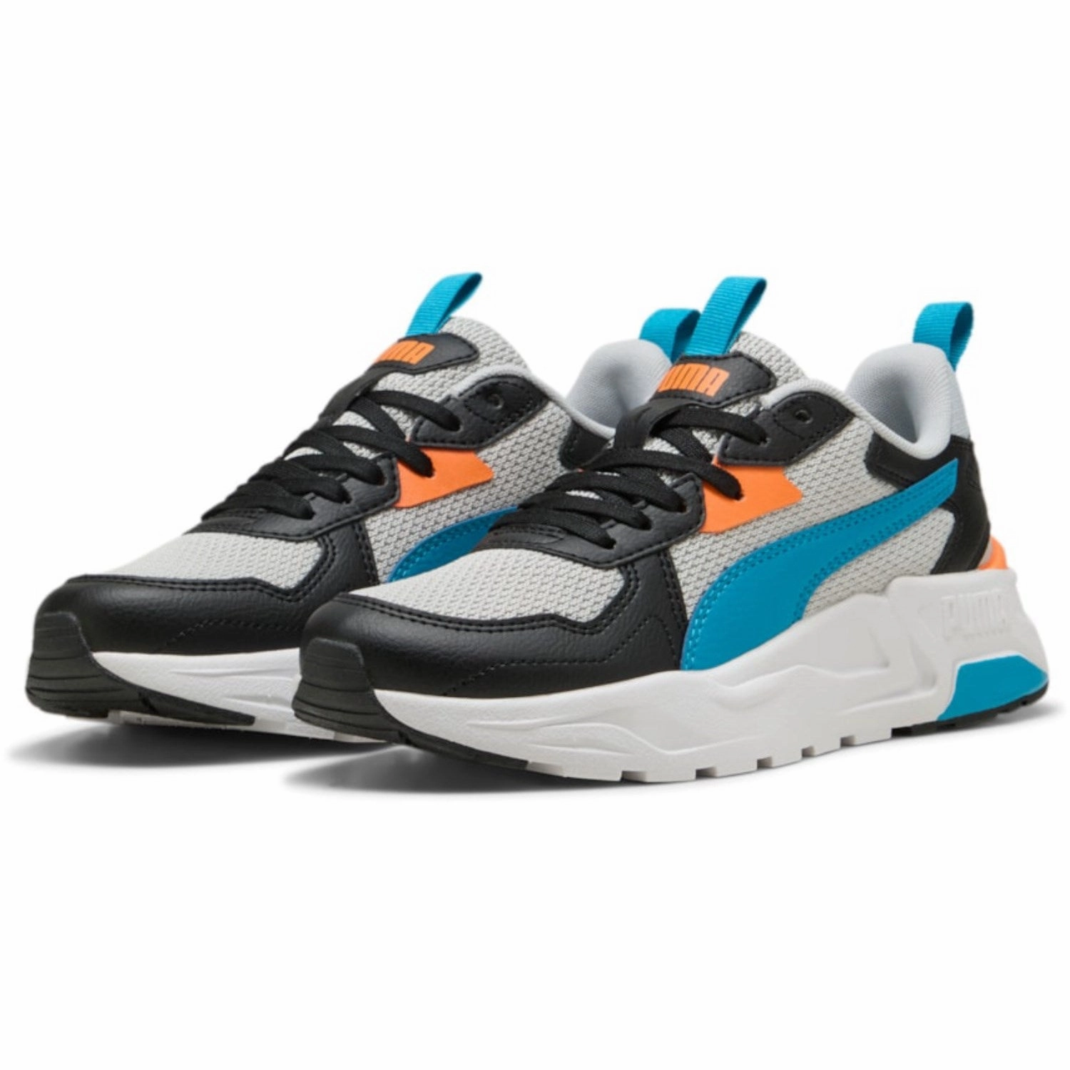 Puma Gray Trinity Lite Jr Sneakers Kids Sneakers with Laces sale
