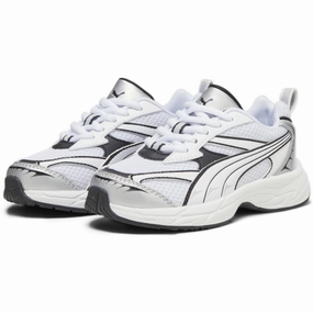 Puma Puma Gray Morphic Base PS Kids Sneakers with Laces sale