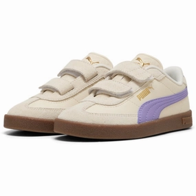 Puma Purple Club II Era V PS Sneakers Kids Velcro Sneakers discount
