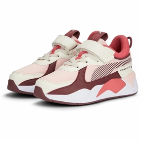 Puma RS-X Dreamy AC  PS Rose Dust-Wood Violet Sneakers Kids Velcro Sneakers discount