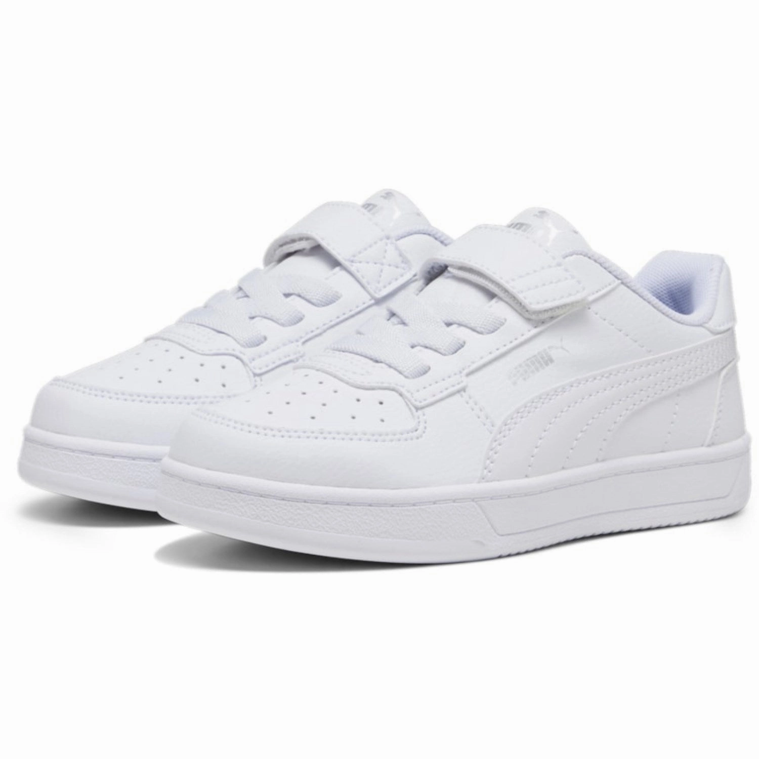 Puma White Caven 2.0 AC  PS Sneakers Kids Velcro Sneakers discount