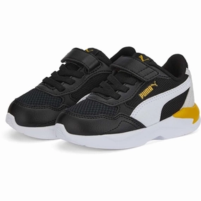 Puma X-Ray Speed Lite AC Inf Sneakers Black- White-Nimbus Cloud-Tangerine Kids Sneakers with Laces sale