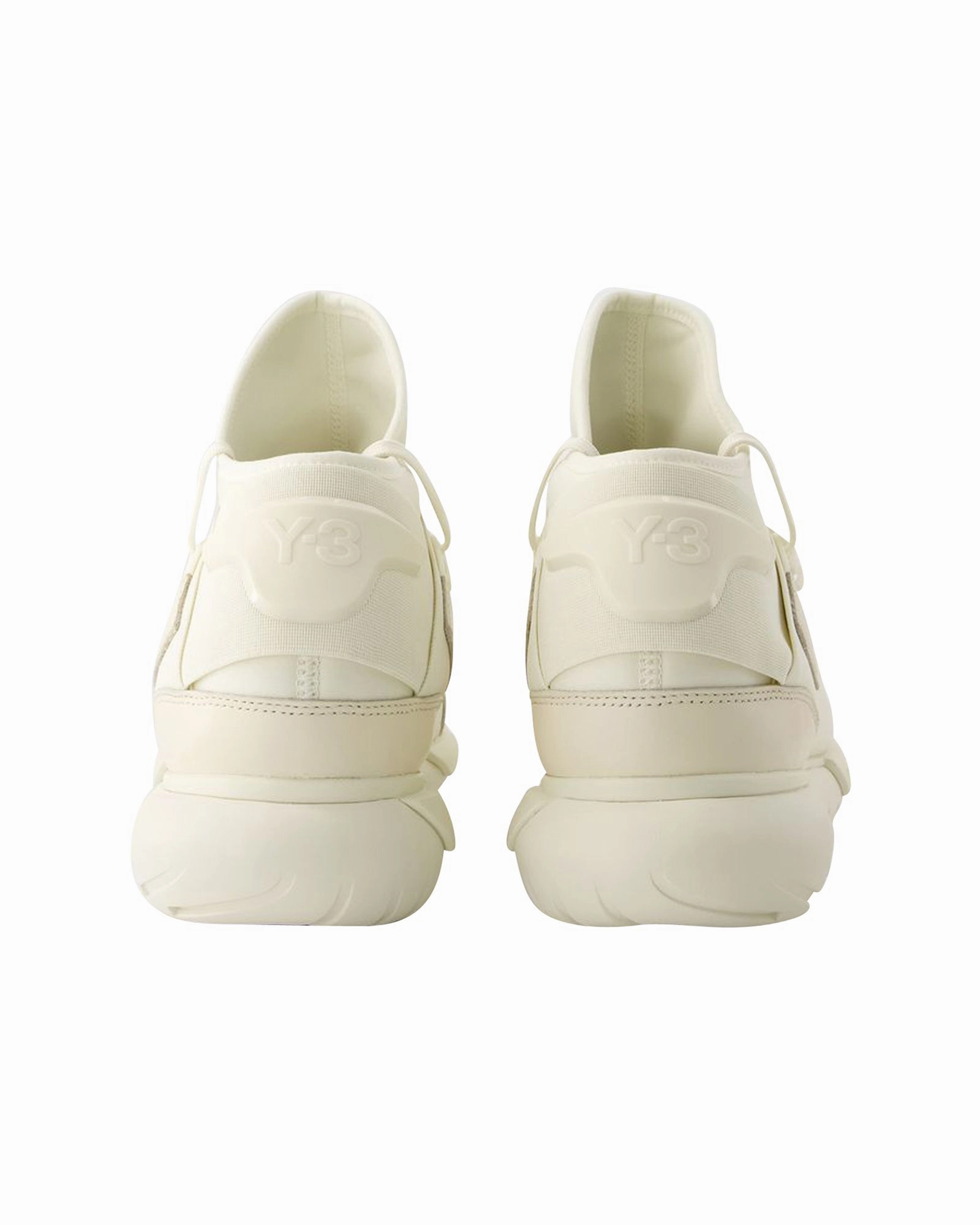 Qasa Sneakers - Y-3 - Leather - Beige/Blanc Buy Womens Sneakers online shop