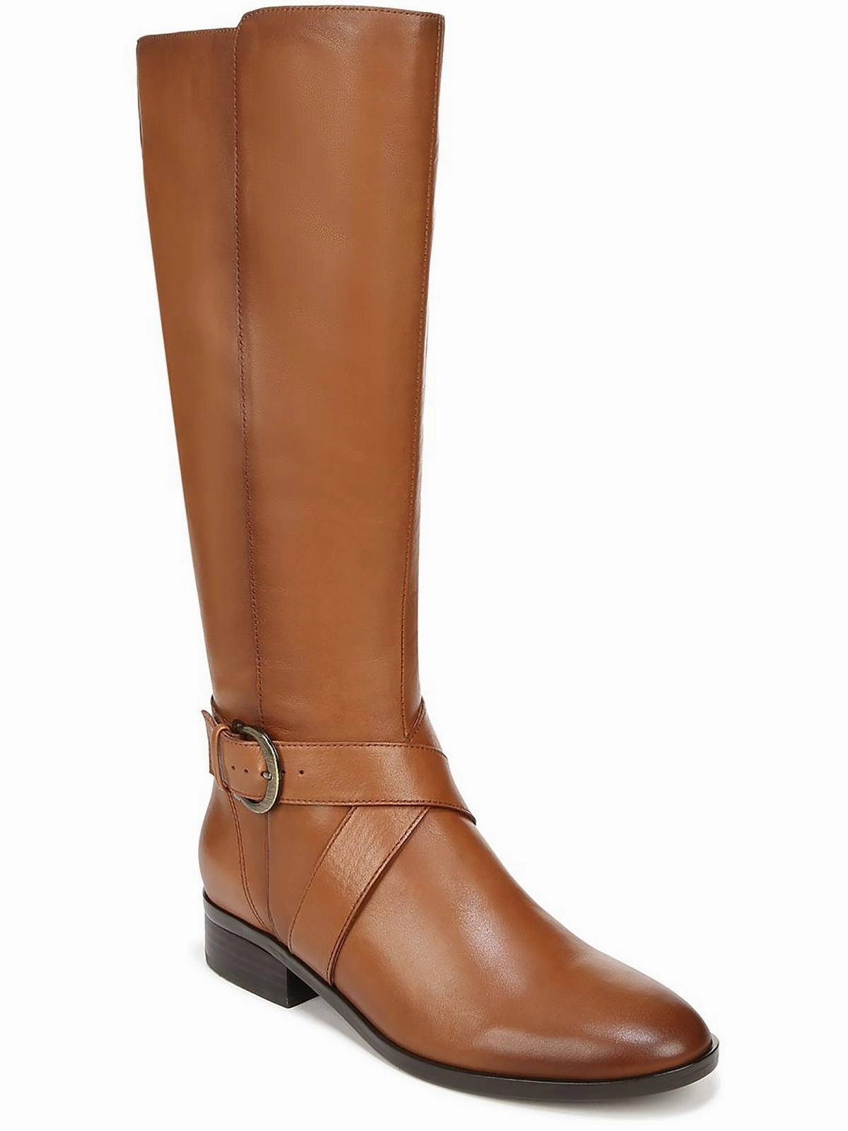Raisa Womens Leather Knee-High Boots Womens Dress Boots for less