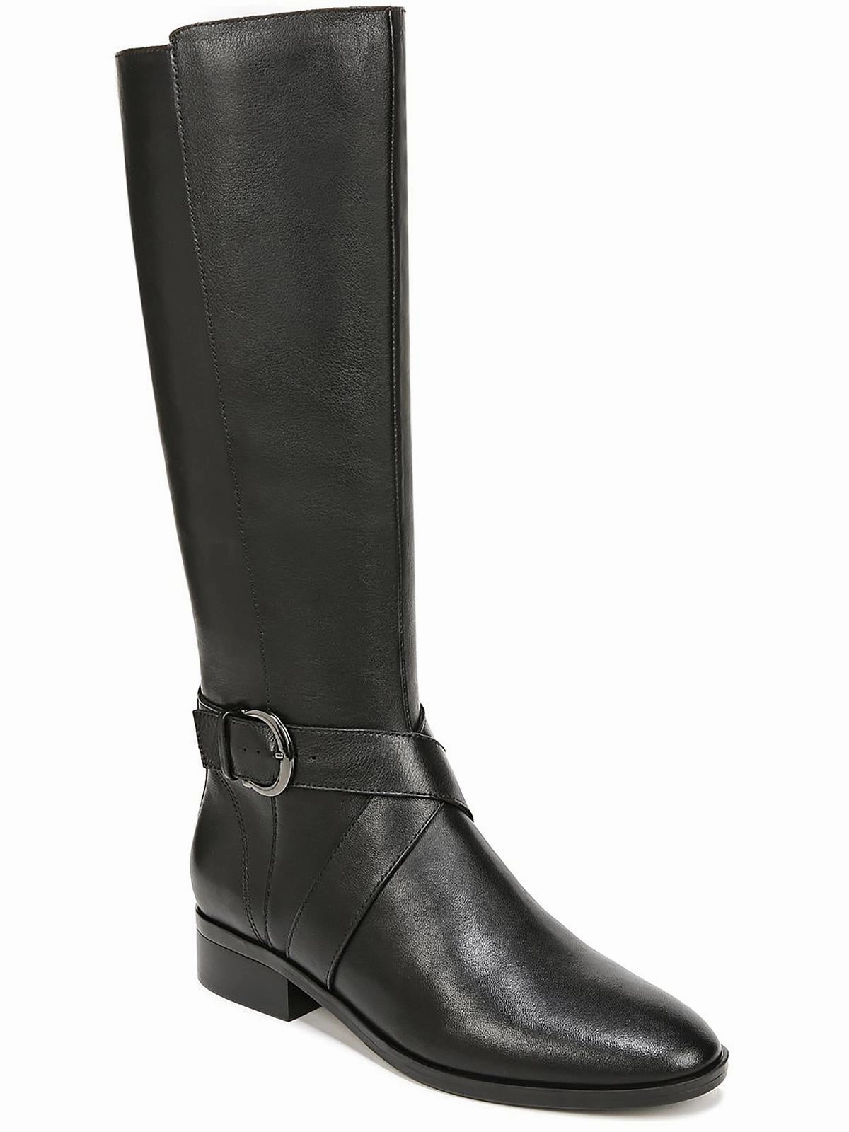 Raisa Womens Leather Knee-High Boots