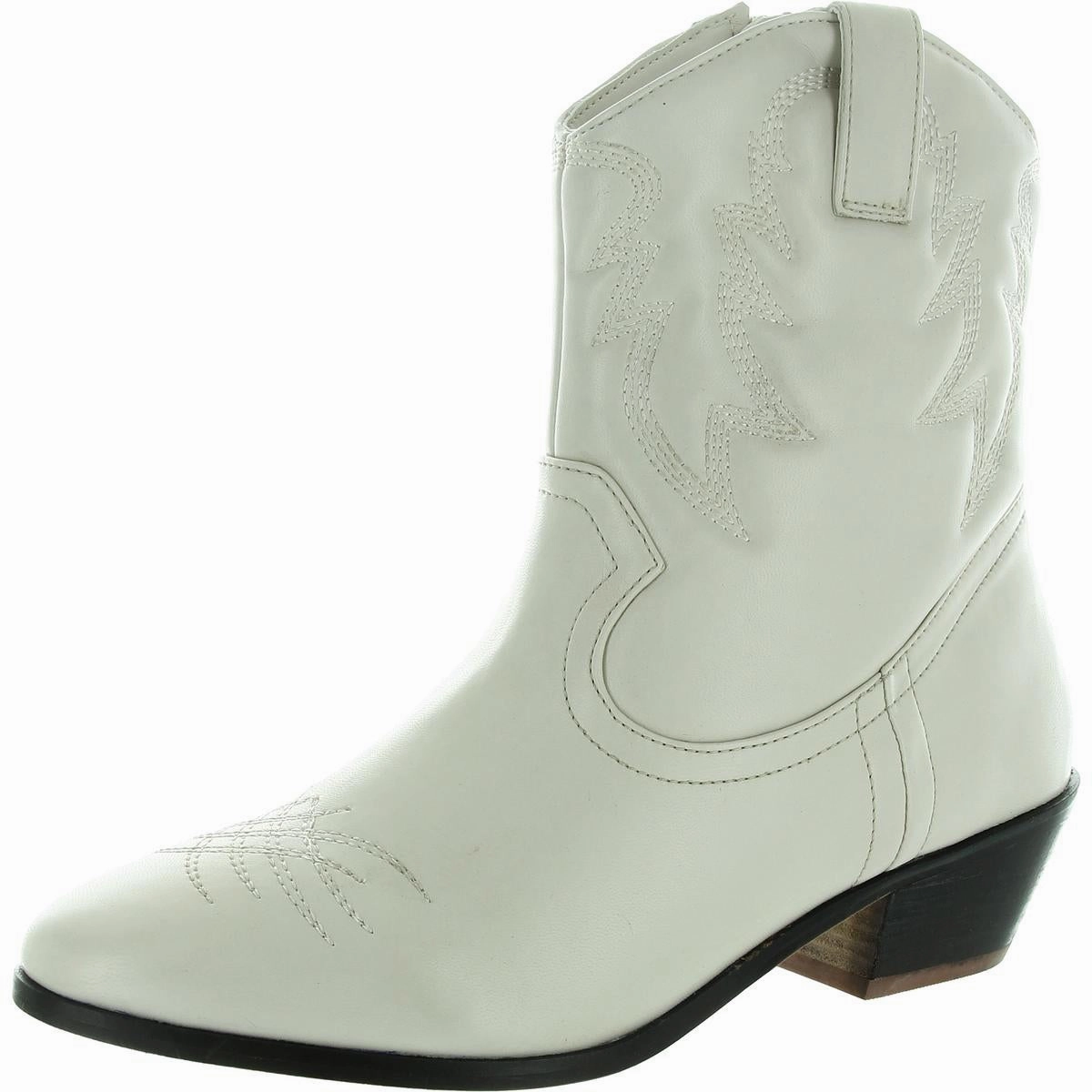 Reba Womens Metallic Zipper Cowboy, Western Boots
