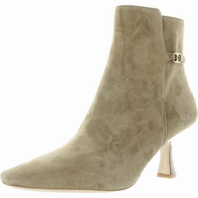 Rebecca Sue Womens Zipper Suede Booties Womens Boots clearance deals