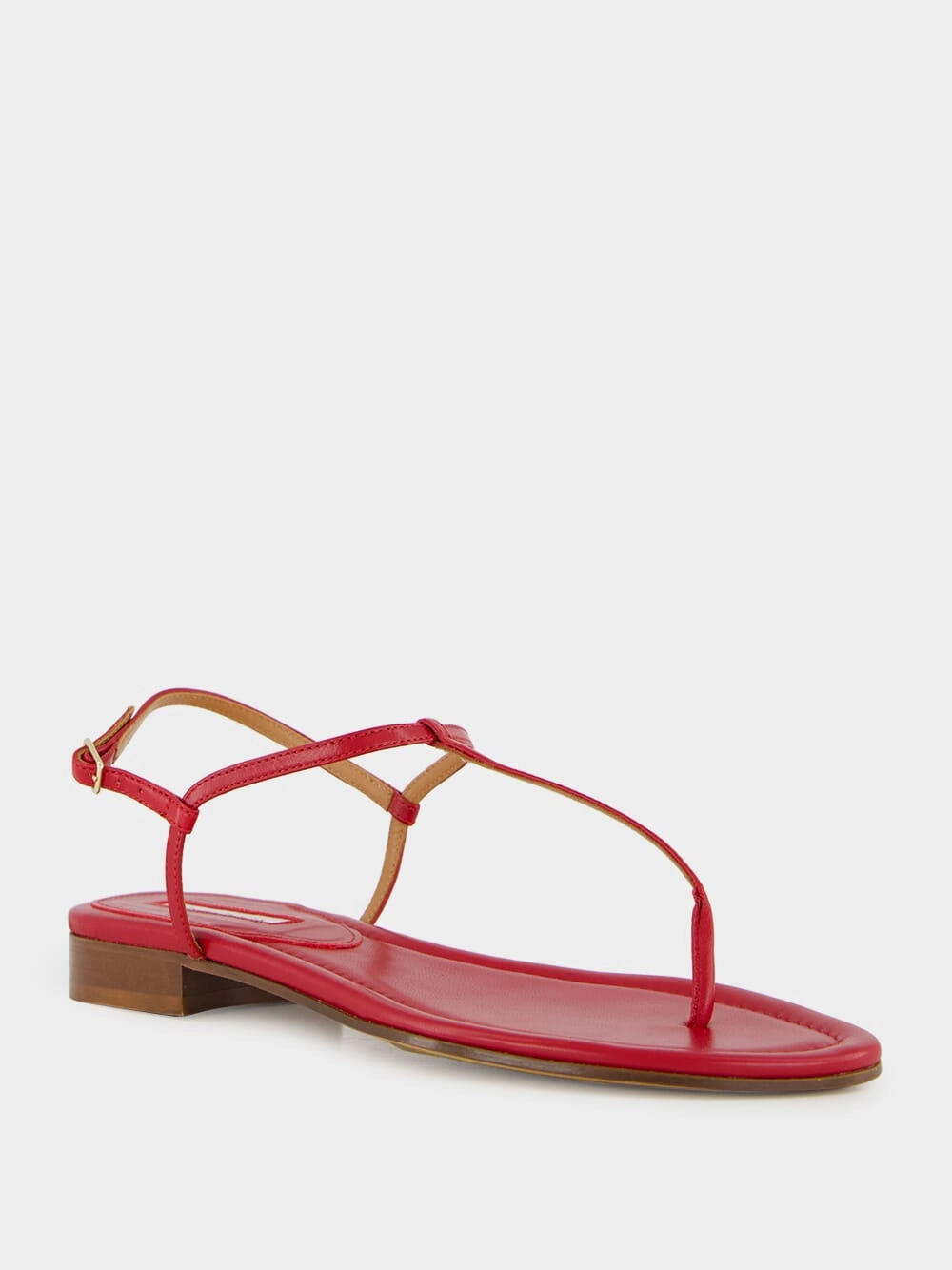 Red Calfskin Cecilia Sandals