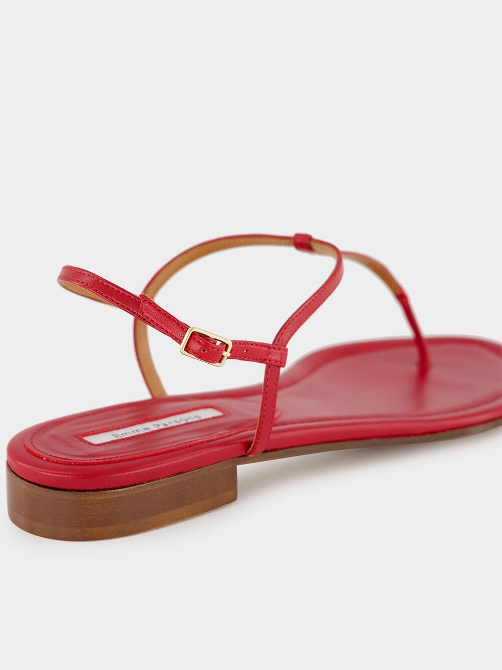 Red Calfskin Cecilia Sandals