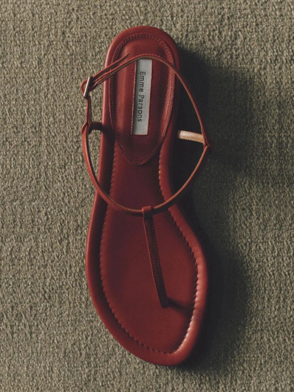 Red Calfskin Cecilia Sandals