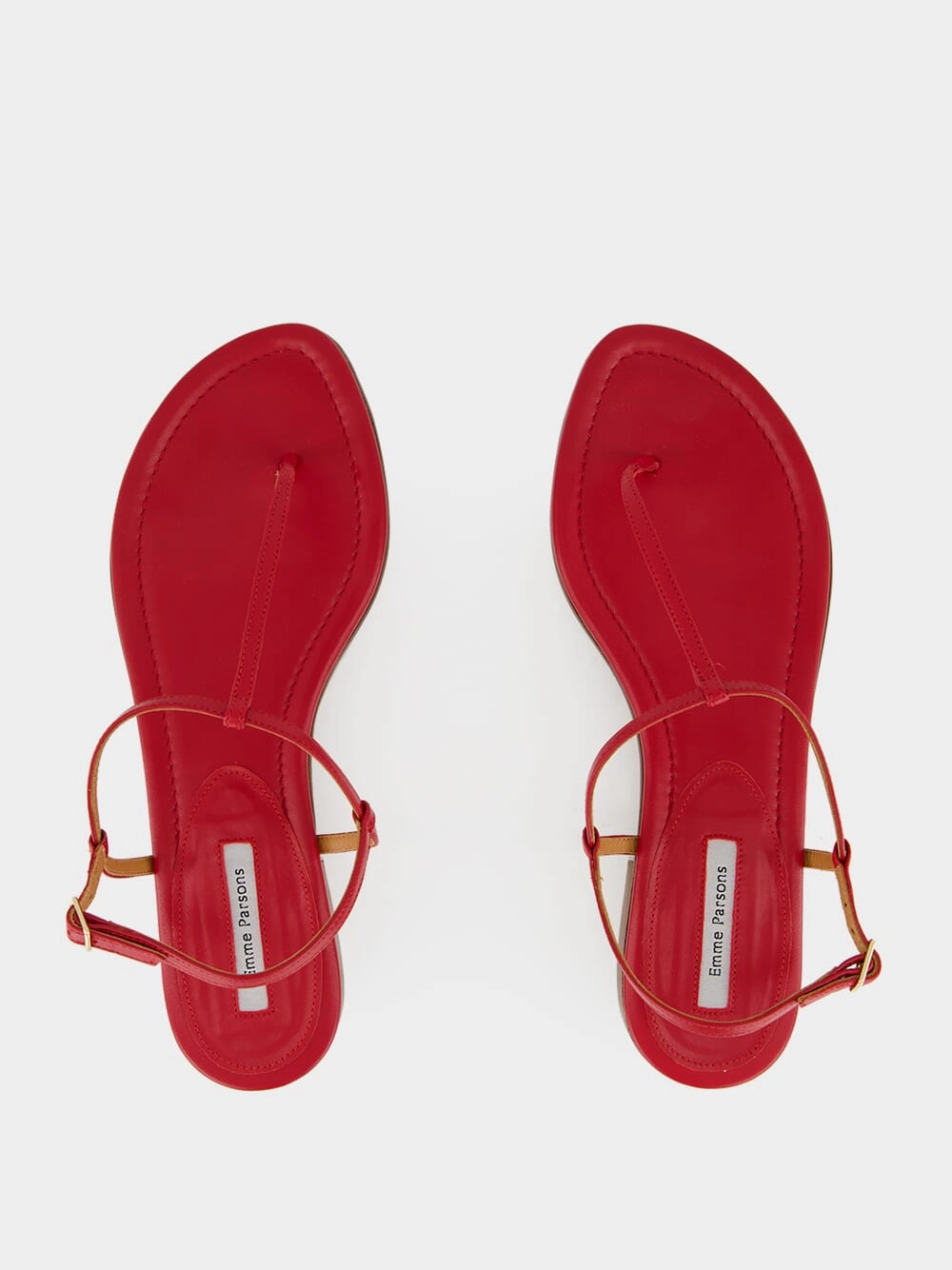 Red Calfskin Cecilia Sandals
