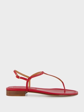 Red Calfskin Cecilia Sandals Womens Sandals mega clearance