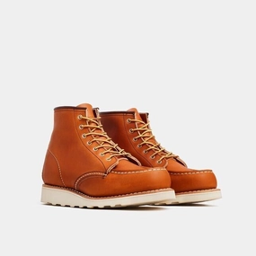 Red Wing Heritage Classic 3375 Women's Brown Leather Moc Toe 6-Inch Ankle Boots Womens Boot Deals Today