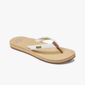 Reef Cushion RF0A3YOW.CLD Slippers Womens US 9 Sand Cloud Slip-On Comfort ERK453 (White,9) Cozy Womens Slippers discount
