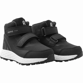 Reima Black Reimatec shoes Hiivin Black Kids Velcro Sneakers discount
