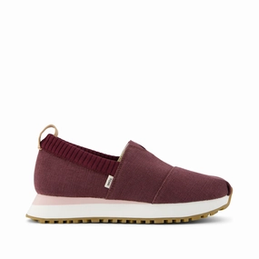 Resident 2.0 Burgundy Heritage Canvas Sneaker Light Womens Sneakers clearance