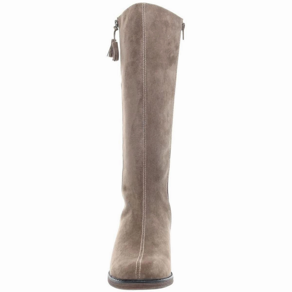 Rider Womens Suede Tall Mid-Calf Boots
