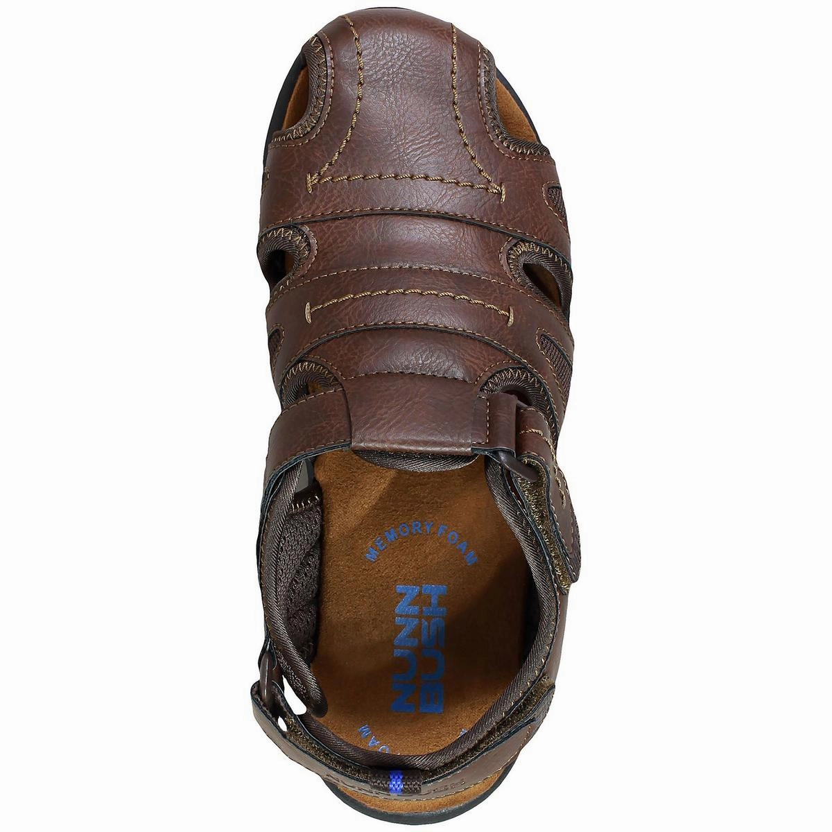 Rio Grande Mens Faux Leather Lightweight Fisherman Sandals