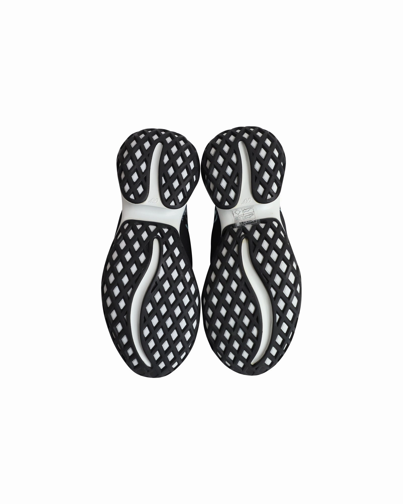 Roger Vivier Run Viv in Blue Leopard Print Polyester