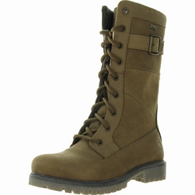 ROGUE 10 Womens Faux Fur Lined Leather Mid-Calf Boots Sale on Womens Trendy Boots