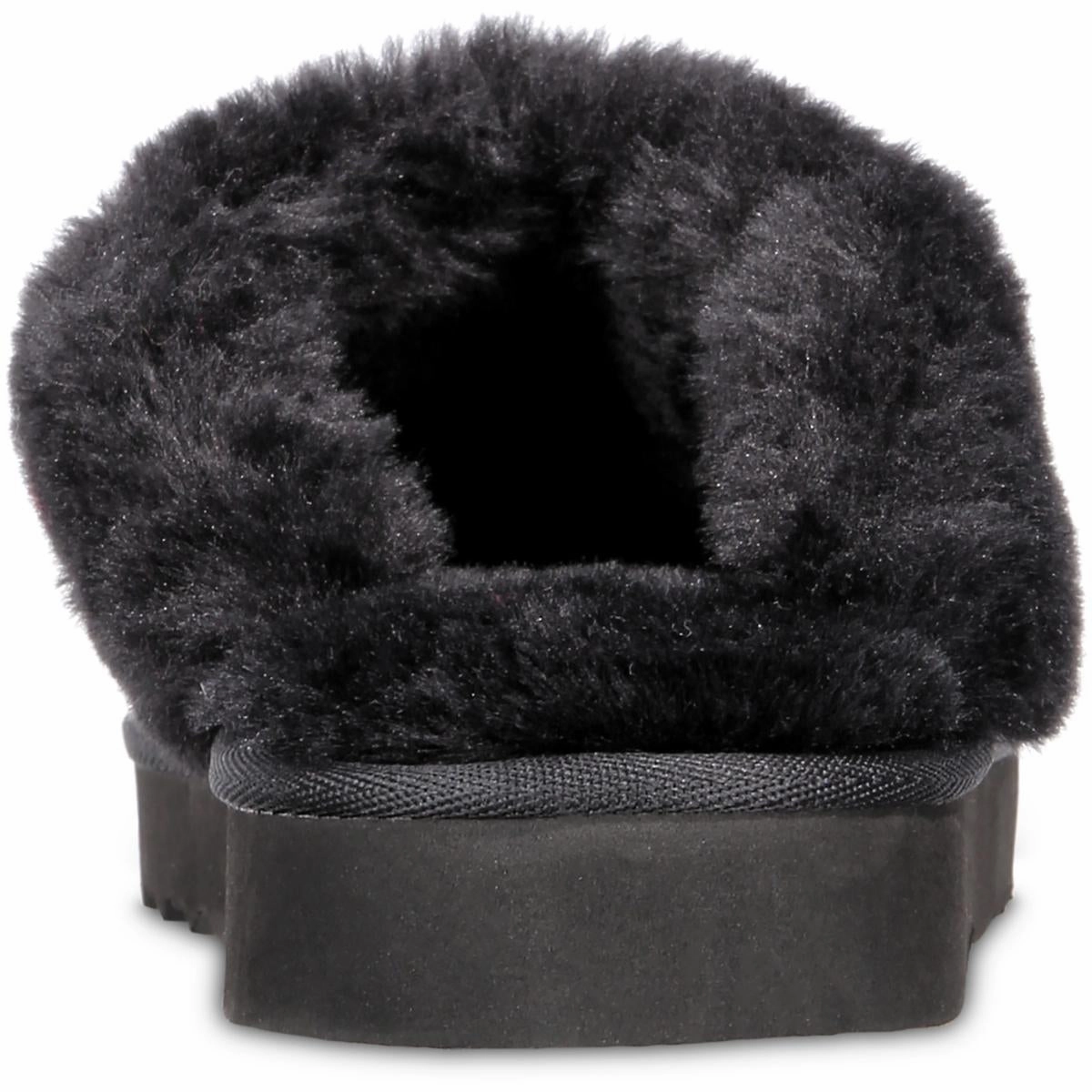 Rosiee Womens Supercomff Faux Fur Slide Slippers