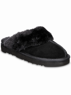 Rosiee Womens Supercomff Faux Fur Slide Slippers Cozy Womens Slippers discount