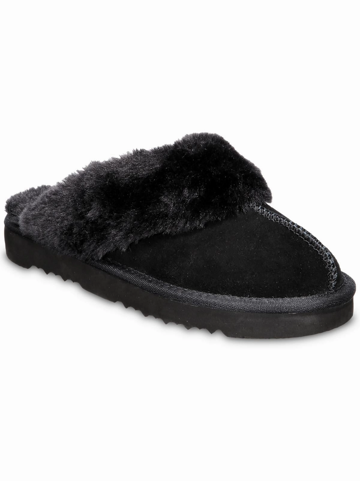 Rosiee Womens Supercomff Faux Fur Slide Slippers Cozy Womens Slippers discount