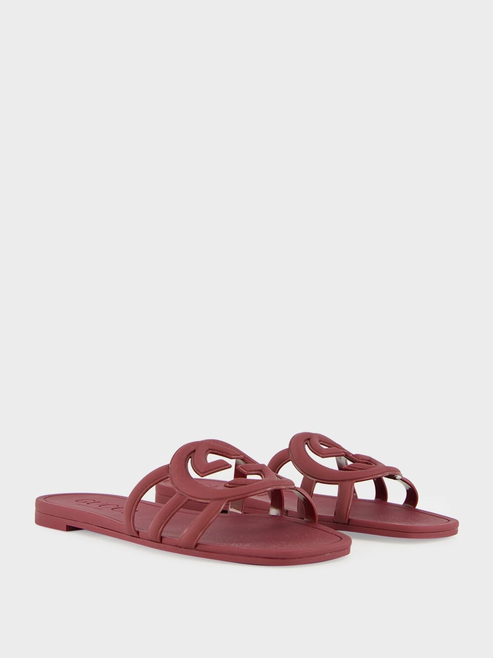 Rosso Ancora Red G Slide Sandals