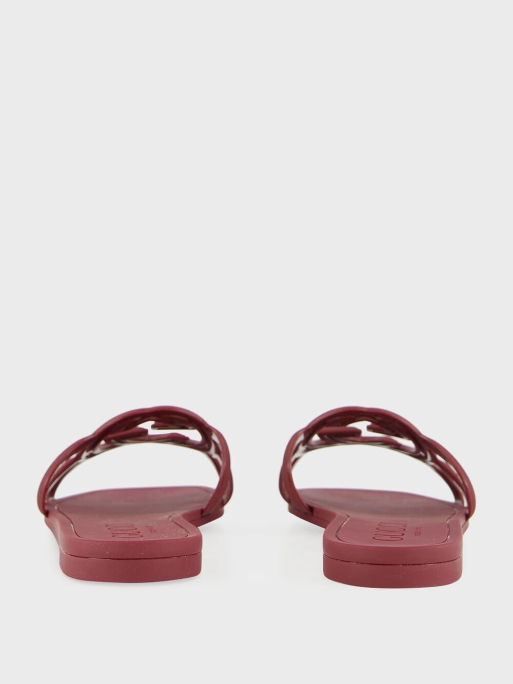 Rosso Ancora Red G Slide Sandals