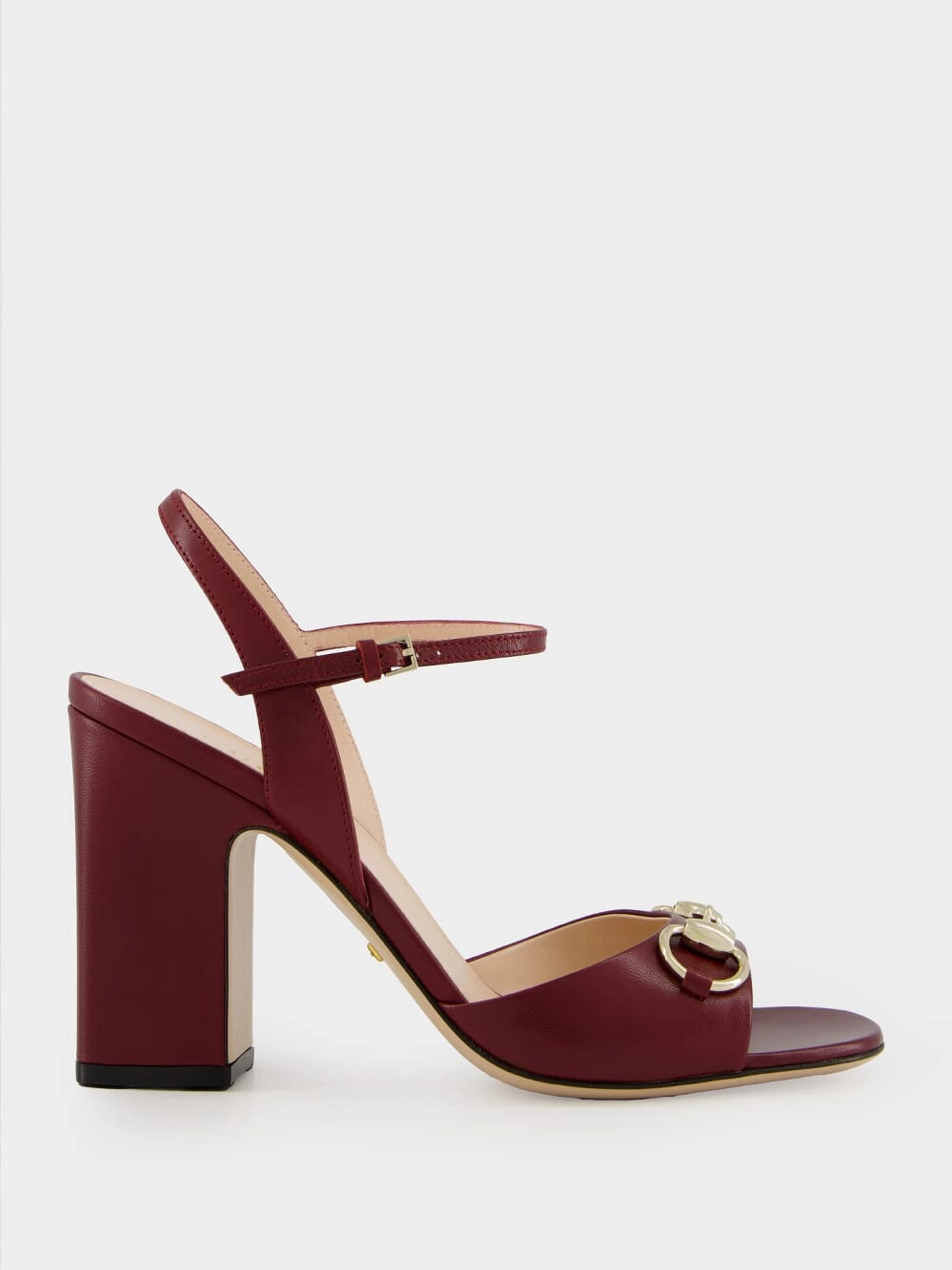 Rosso Ancora Red Horsebit Sandals Womens Sandals mega clearance