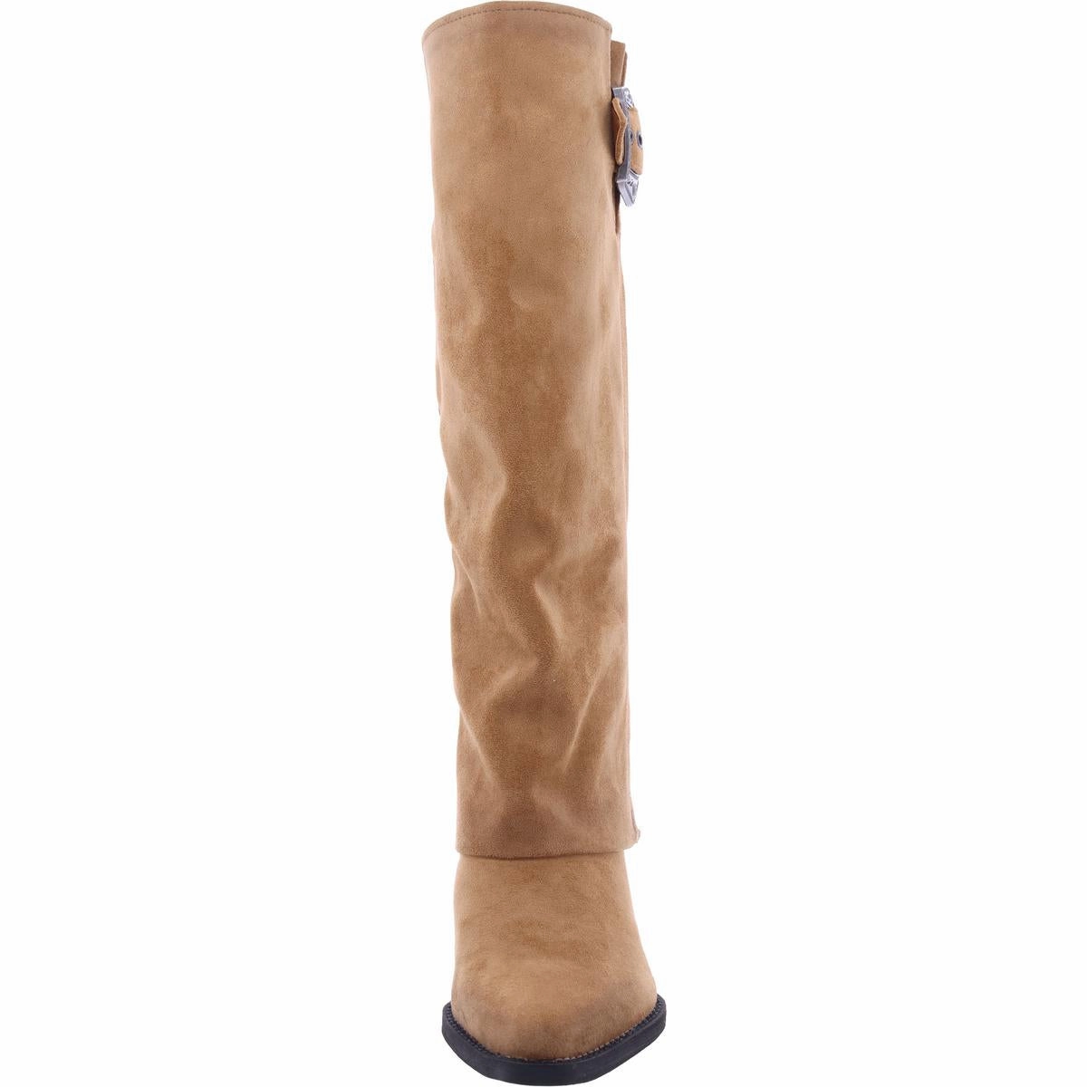 Rowena-Wings Womens Faux Leather Knee-High Cowboy, Western Boots
