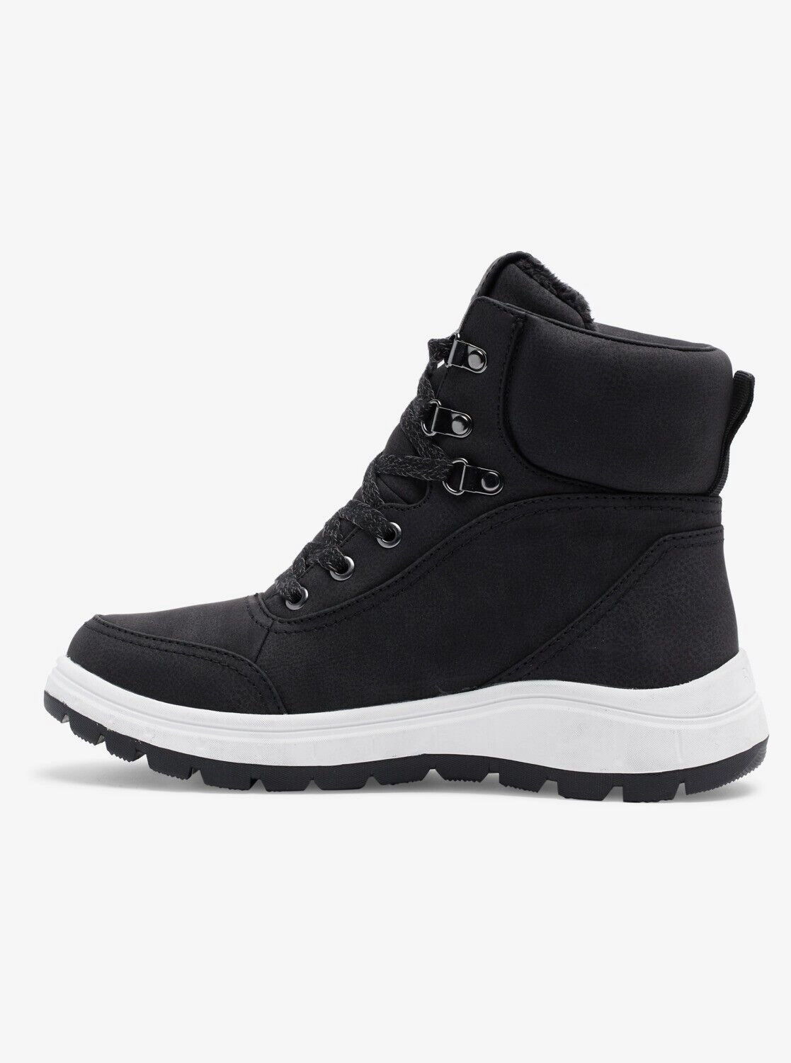 Roxy Karmel ARJB700703 Snow Boots Women's US 6 Black Faux Fur Waterproof ZPO2127