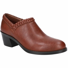 Ry Womens Faux Leather Woven Shooties Womens Dress Boots for less
