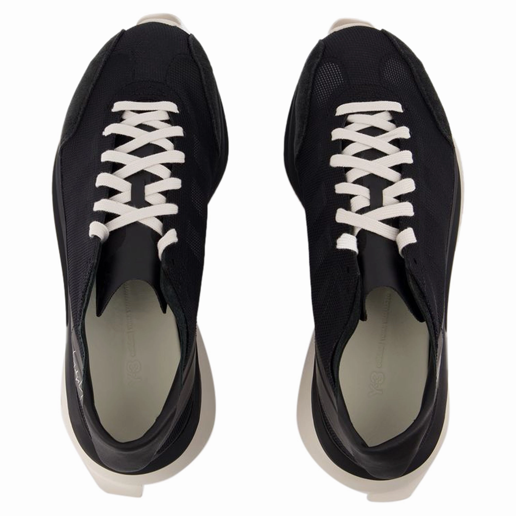 S Gendo Run Sneakers - Y-3 - Leather - Black