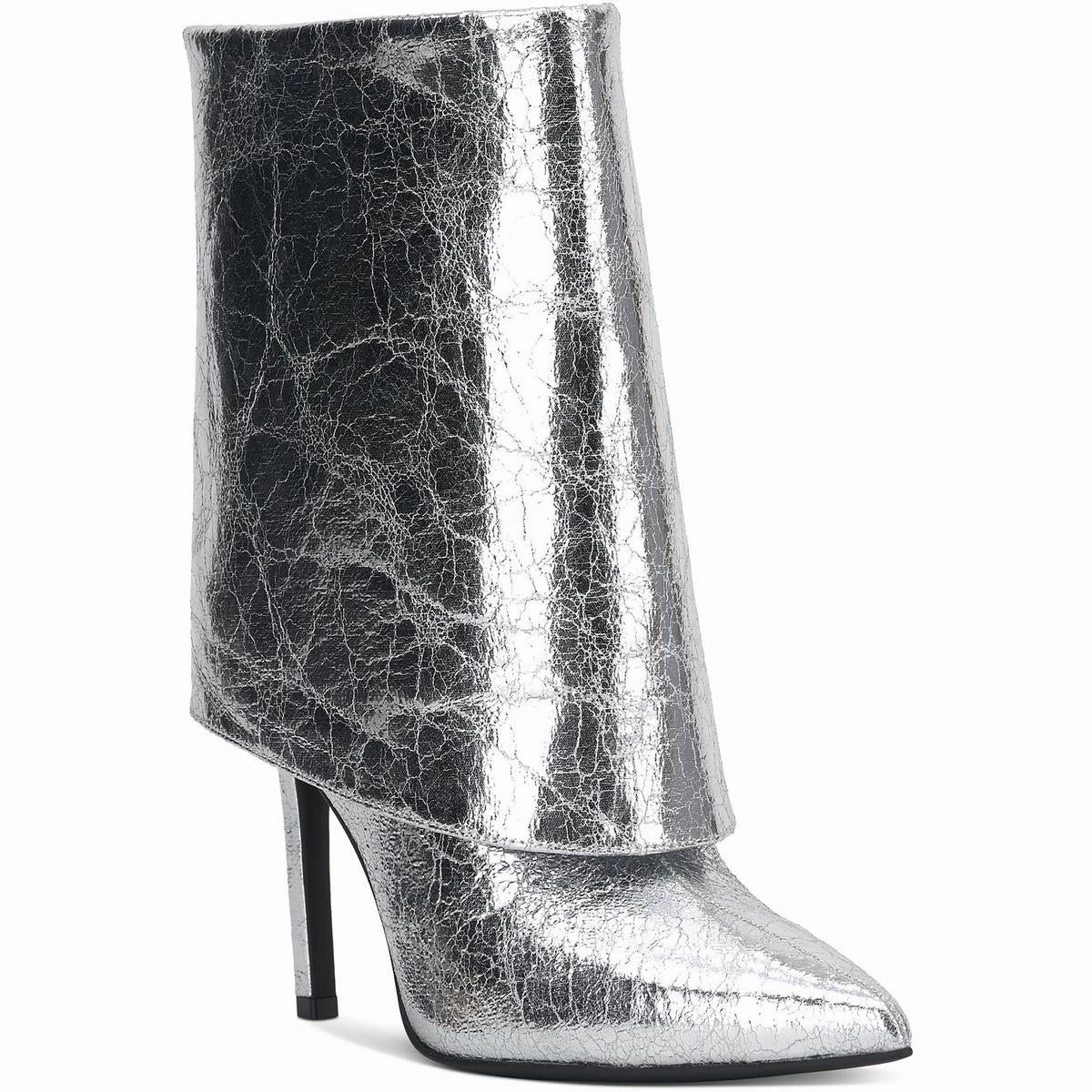 SABEEL Womens Cuffed Manmade Booties