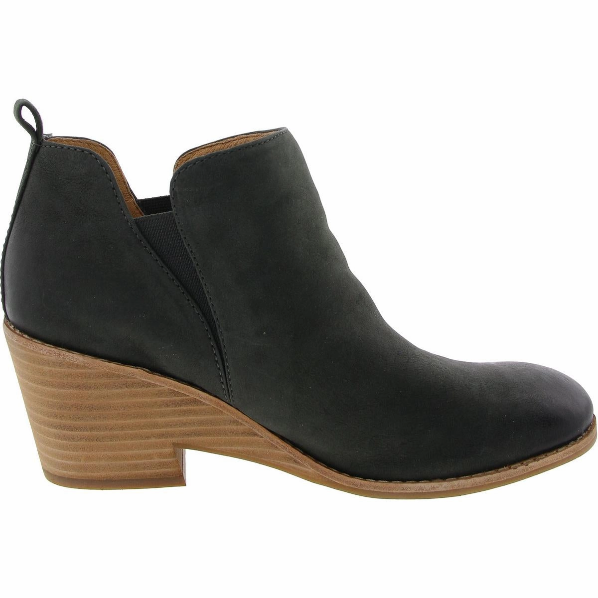 SACORA Womens Laceless Leather Chelsea Boots