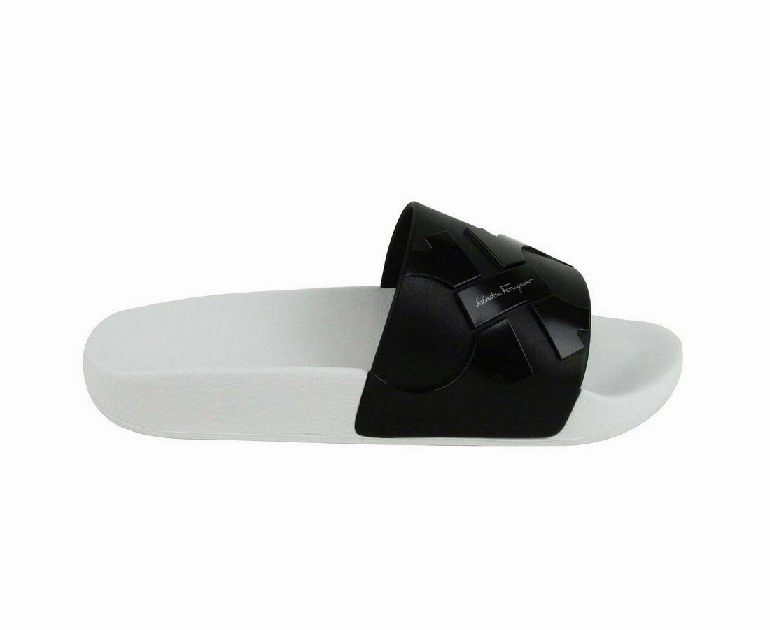 Salvatore Ferragamo Men's Dante Rubber Slide Sandal