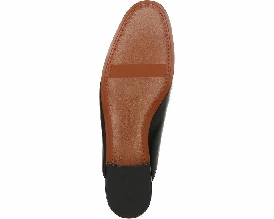 Sam Edelman Linnie Fray Slippers Womens US 6 Black White Slip On Mule GBNC650