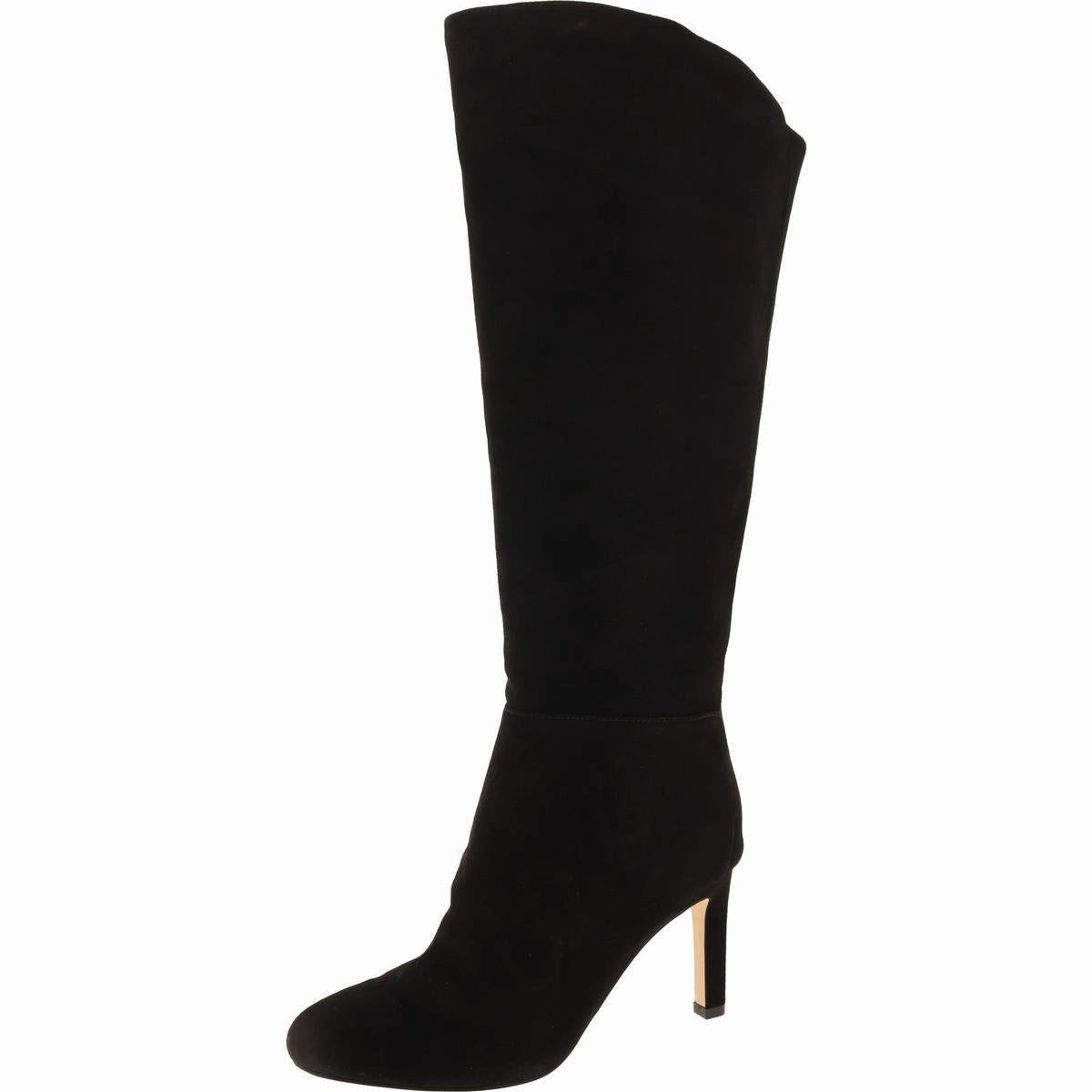 Sancha Womens Leather Wide Calf Knee-High Boots