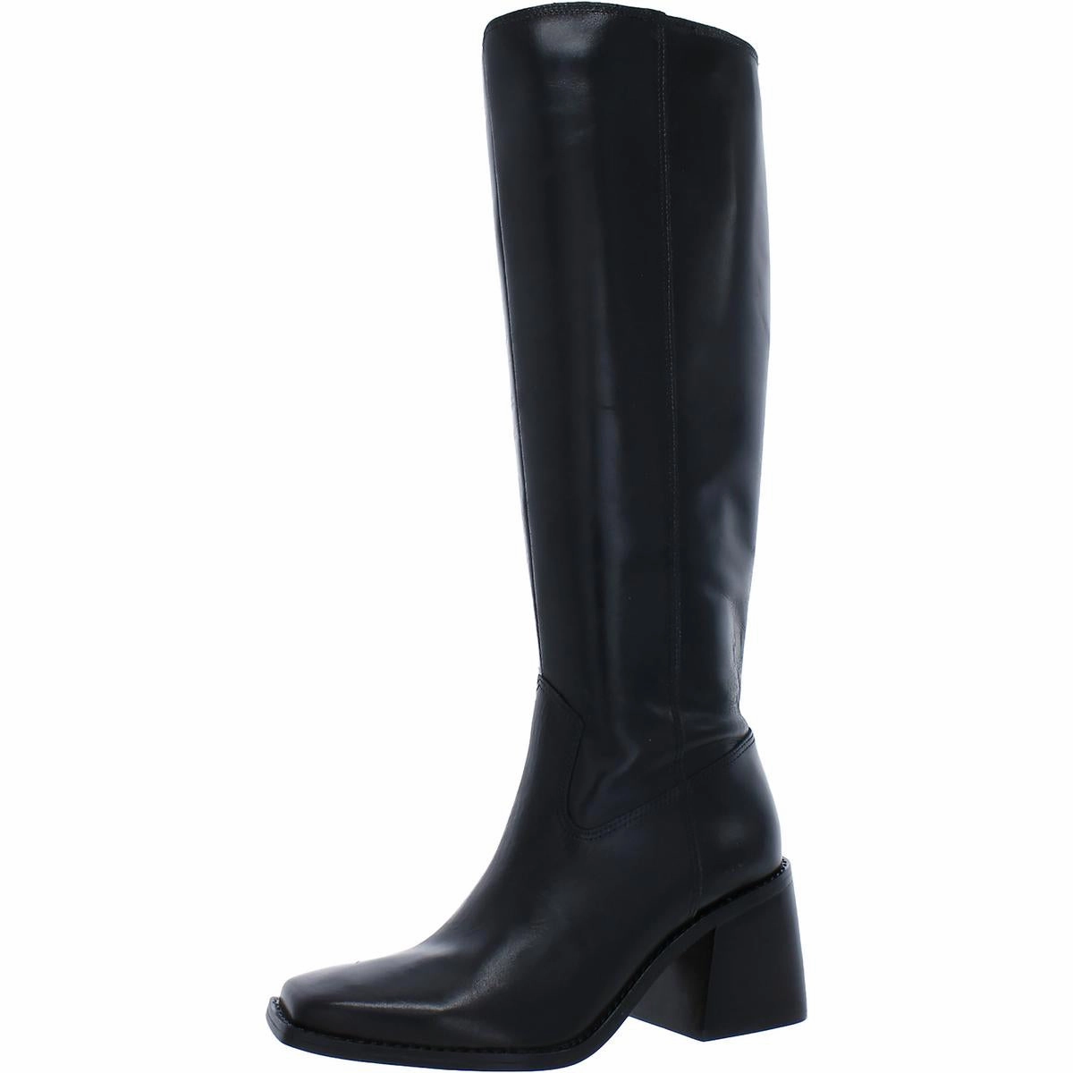 Sangeti Womens Zipper Knee-High Boots Cheap Womens Leather Boots